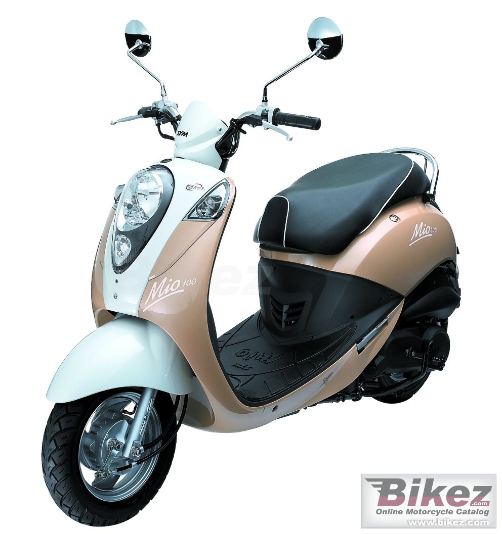Big Sym mio 100 picture and wallpaper from Bikez.com